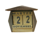 Wood calendar