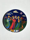 Three king blue plate