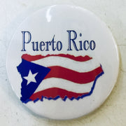 Round buttons souvenir Puerto Rico