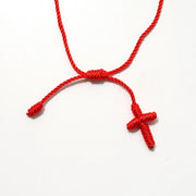 Rosary knotted bracelet