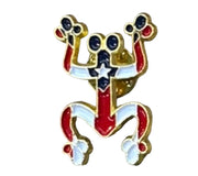 Puerto Rico souvenirs lapel pins