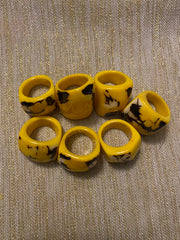 Tagua ring yellow