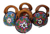 Round Coconut shell bag