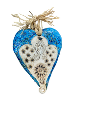 Handmade Ceramic heart Angel