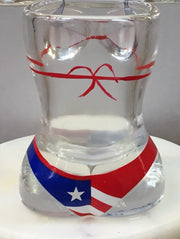 Shot glass bikini bandera 3D