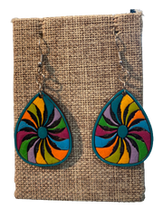 Wood earrings
