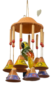 Ceramic bird wind chime
