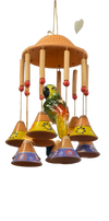 Ceramic bird wind chime