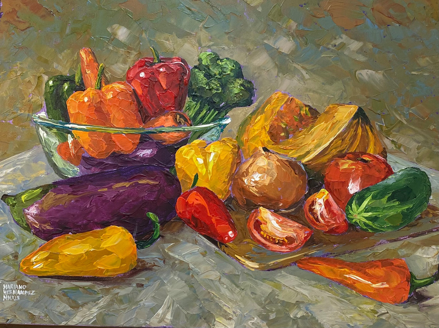 Original painting Vegetables