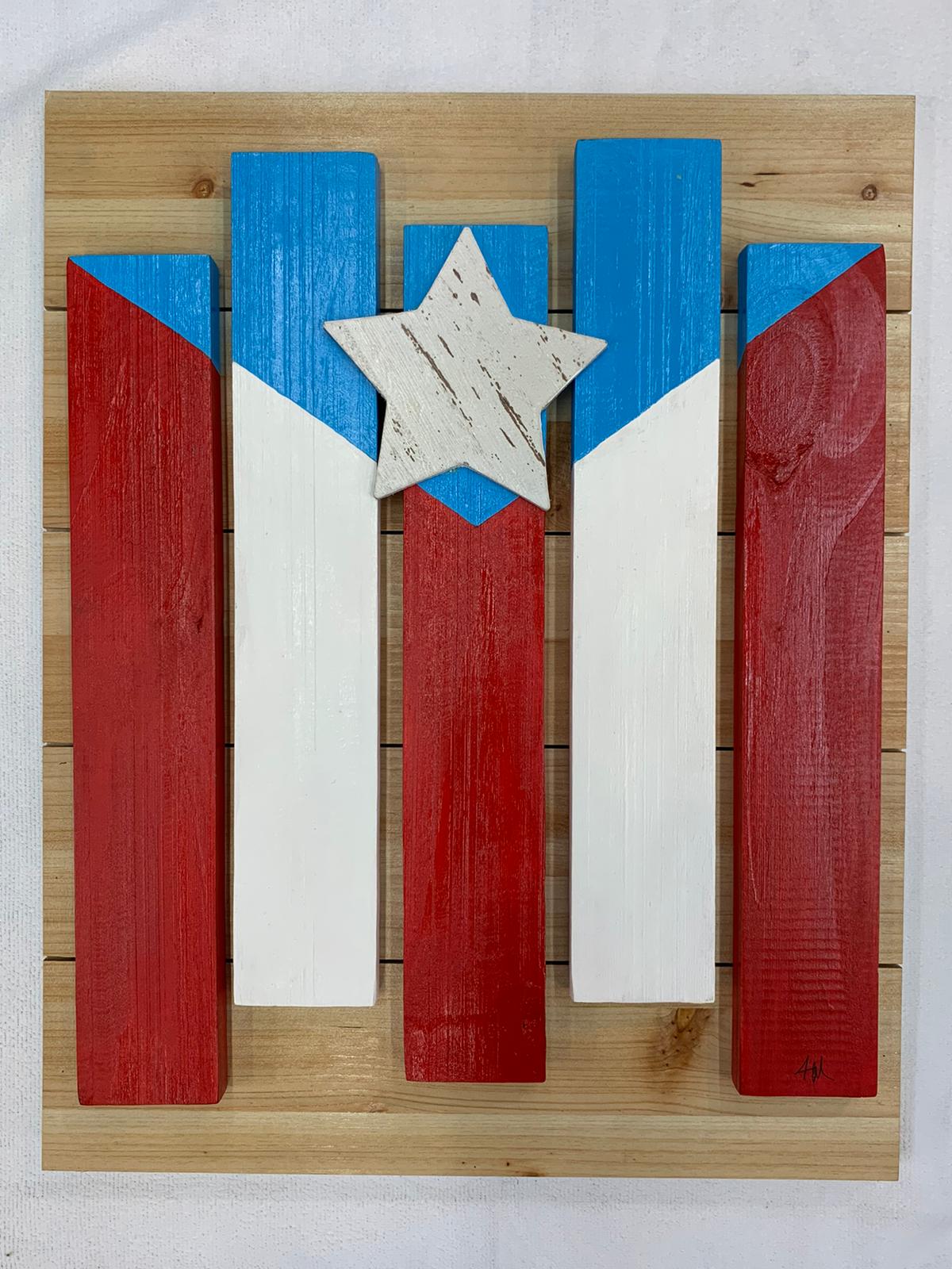 Puerto Rico flag 3 D2