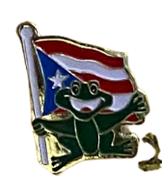 Puerto Rico souvenirs lapel pins