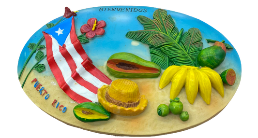 Wall decor Bienvenido Frutas