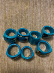 Tagua ring blue