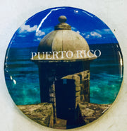 Round buttons souvenir Puerto Rico