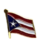 Puerto Rico souvenirs lapel pins