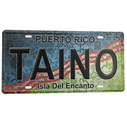 Puerto Rico souvenirs license plates