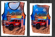 Kid shirt sleeveless less jeep Puerto Rico