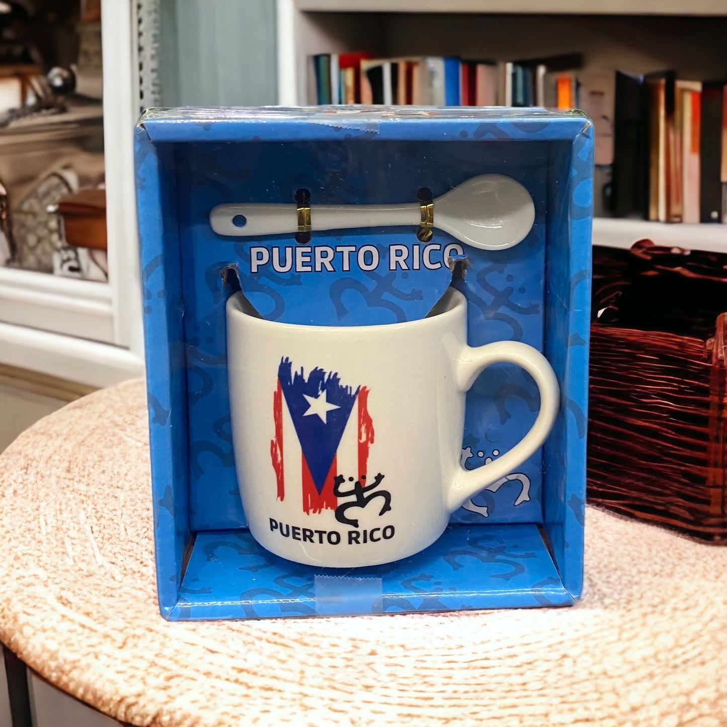 Mug/tasa with spoon Puerto Rico