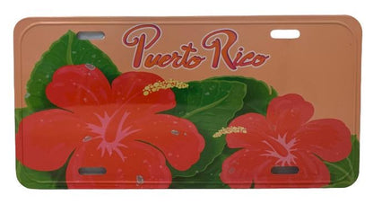 Puerto Rico souvenirs license plates