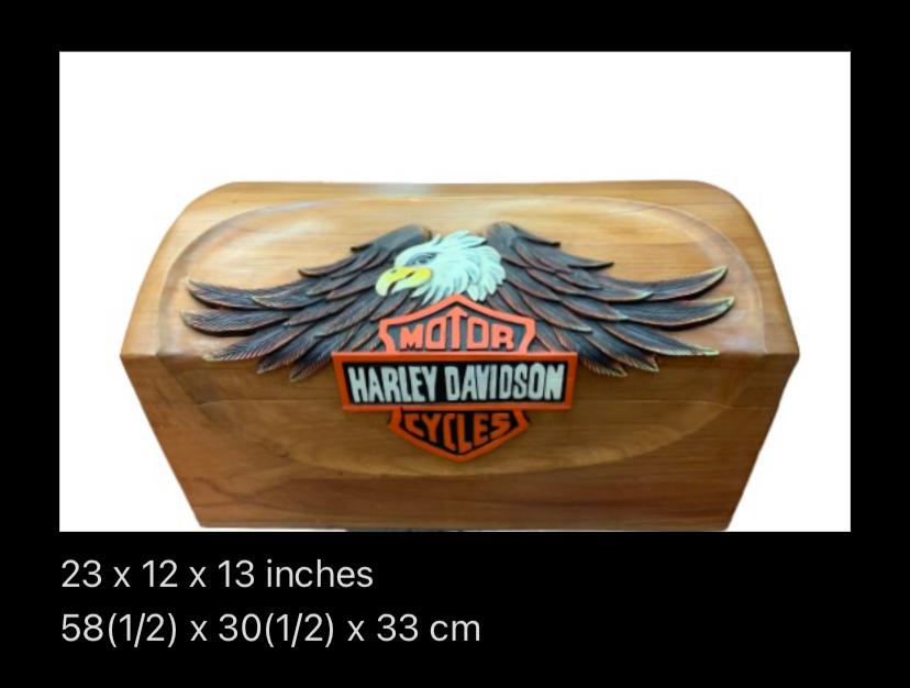 Cedar box Harley Davidson