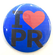 Round buttons souvenir Puerto Rico