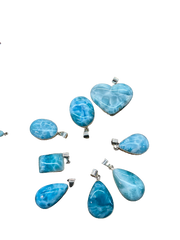 Larimar pendants