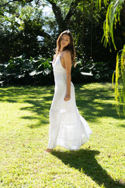 Long dress white