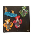 Ceramic three kings key holders